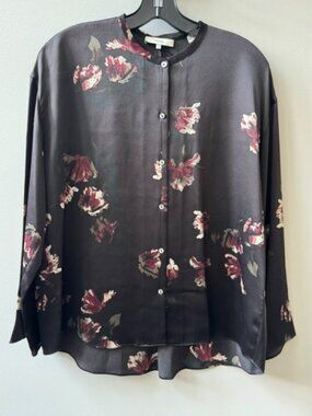 Vince Silk Blouse Size S